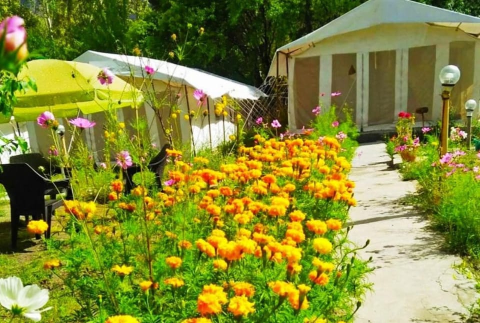 Facade/entrance, Garden view