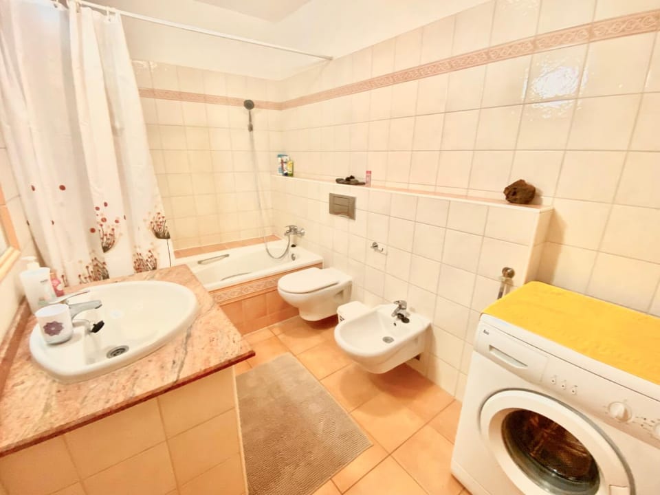 Bathroom, Living room