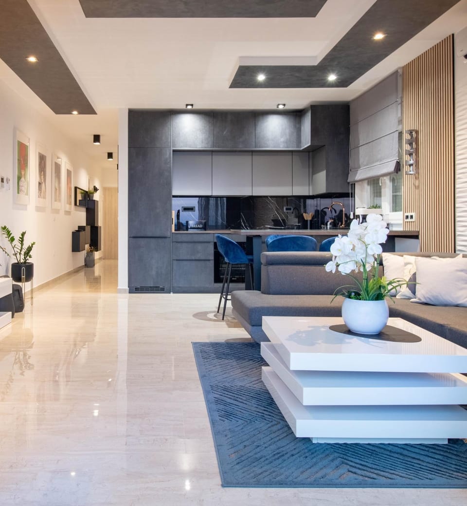 Living room, Seating area, Dining area