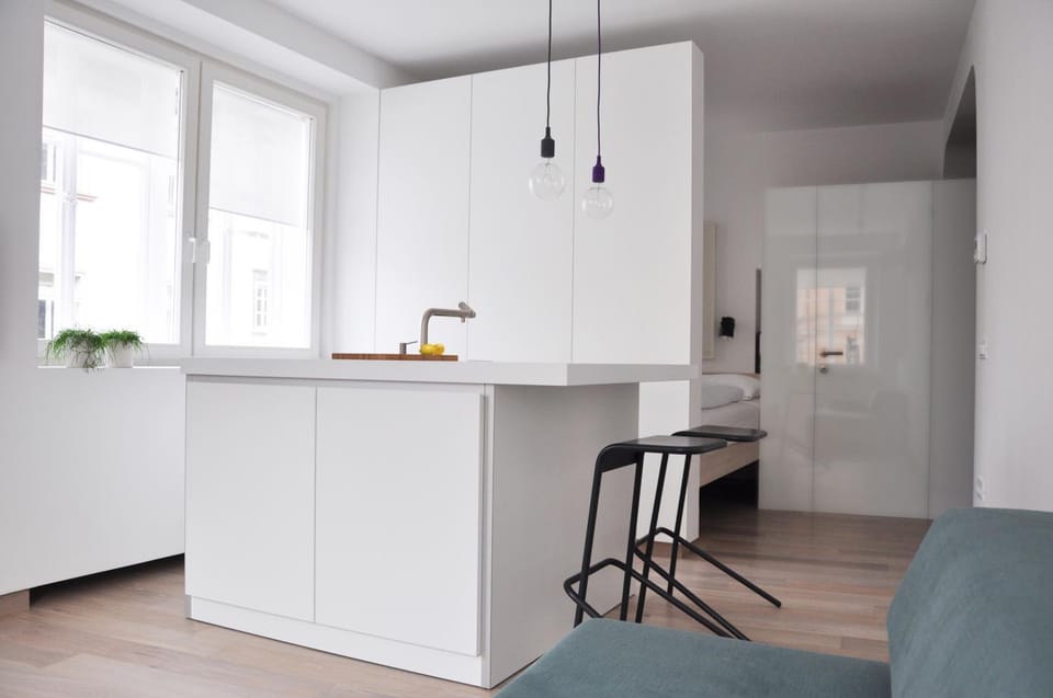TV and multimedia, Kitchen or kitchenette, Living room, Photo of the whole room, Dining area