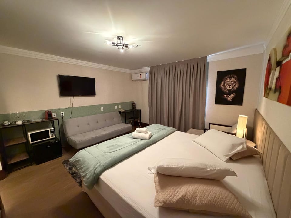 TV and multimedia, Photo of the whole room, towels, air conditioner