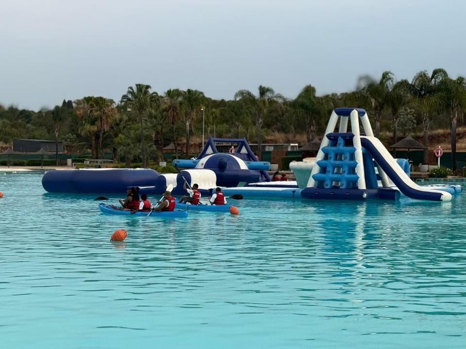 Aqua park, Pool view, Swimming pool, group of guests