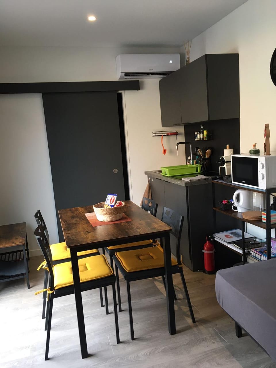 Kitchen or kitchenette, kitchen