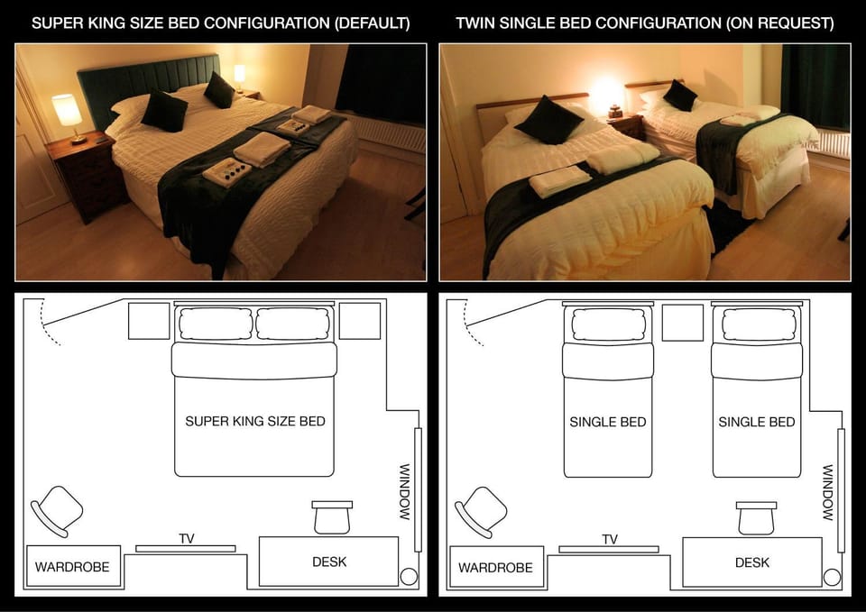 Bed, Bedroom