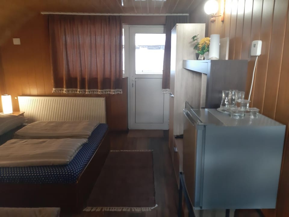 Bed, oven