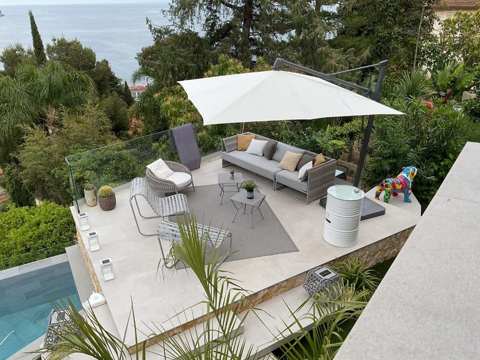 Balcony/Terrace, Garden view, Sea view
