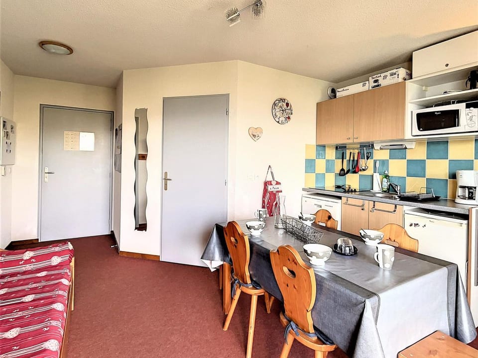 Appartement PMR au Corbier, Vue Vallée, Balcon Apartment in Villarembert