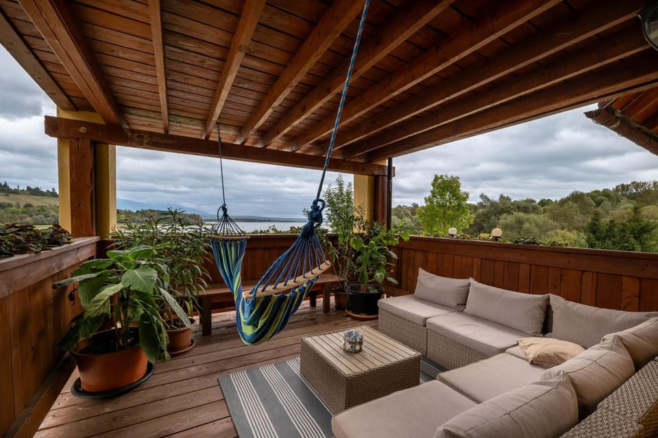 Natural landscape, View (from property/room), Balcony/Terrace, Seating area, Lake view