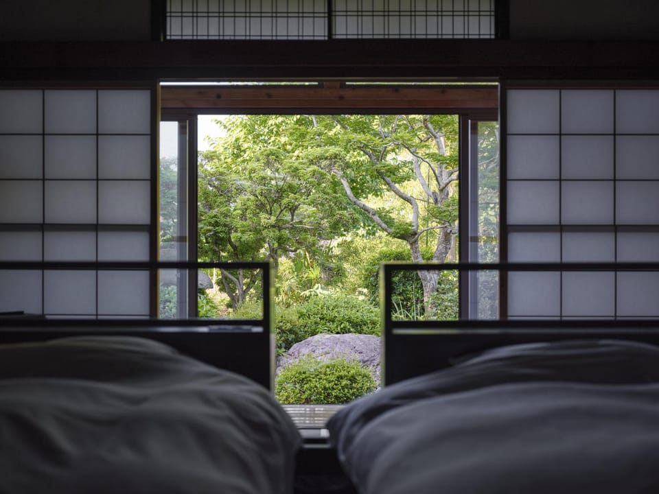 Bed, Garden, Garden view