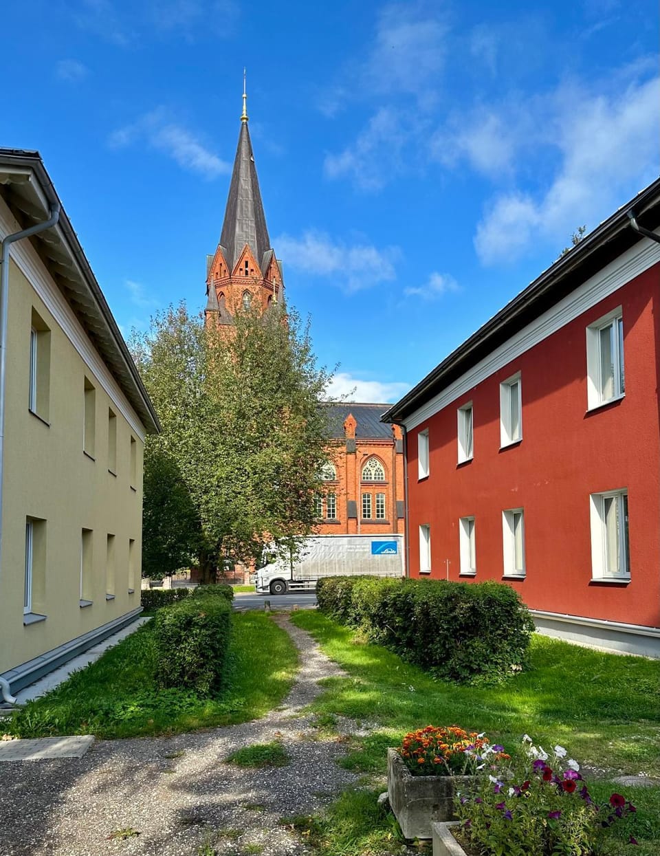 Patio, Nearby landmark, Landmark view, Inner courtyard view