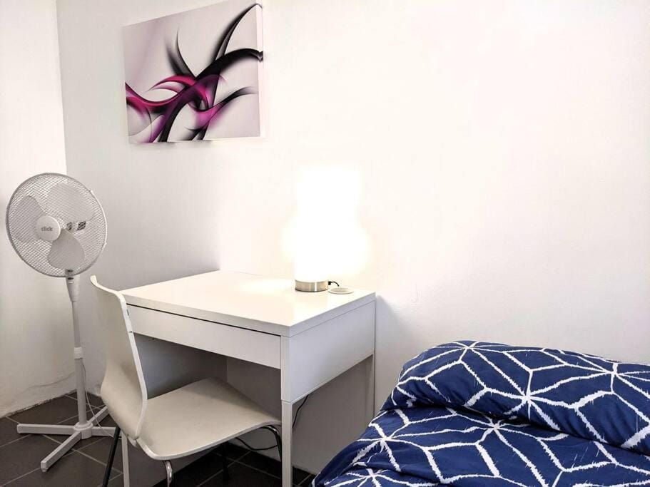 Bedroom, hair dresser