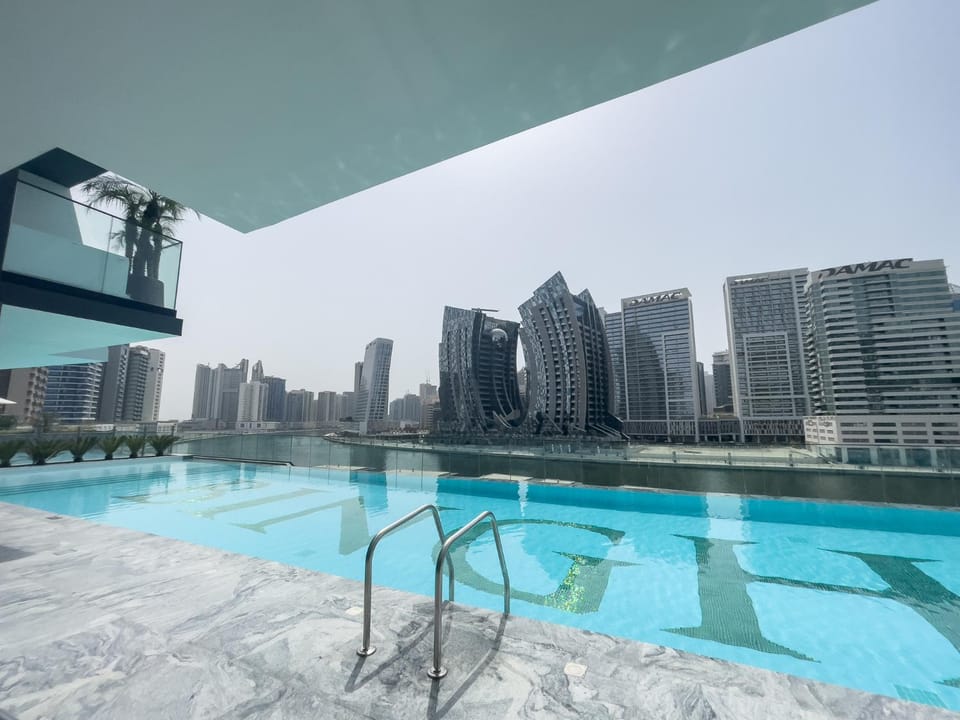 Canal front apartment with Burj Khalifa view by Suiteable Apartment in Dubai