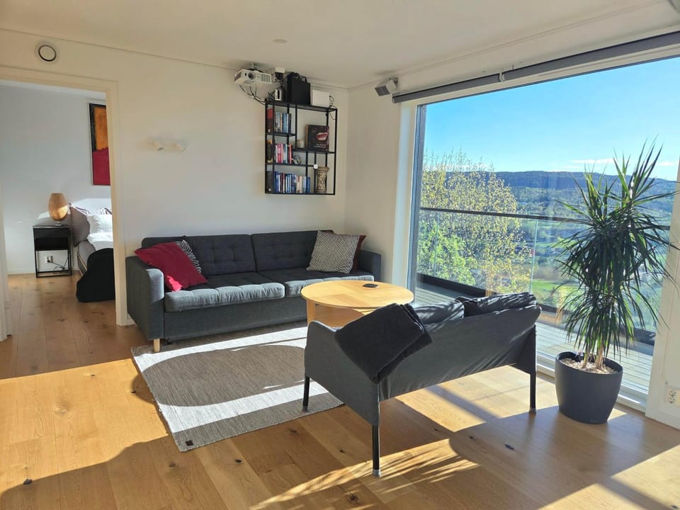 View (from property/room), Living room, Seating area, Bedroom, Mountain view