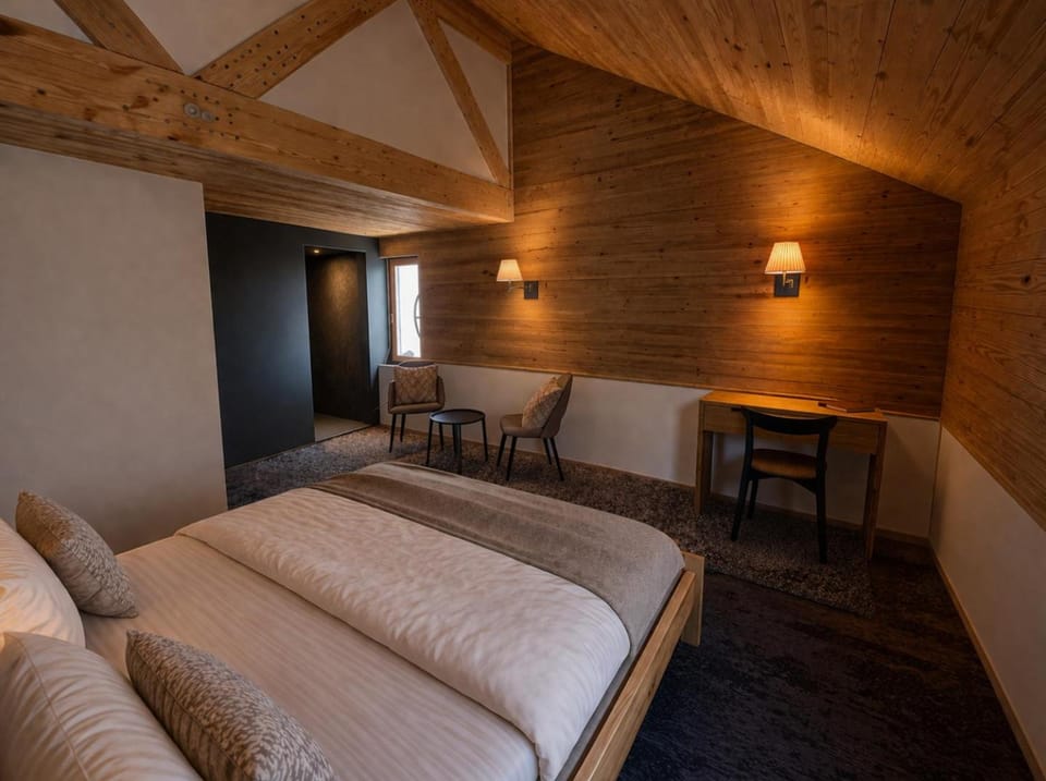 Photo of the whole room, Bedroom