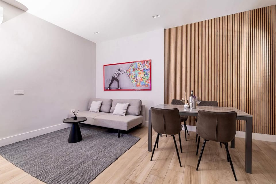 Living room, Seating area, Dining area