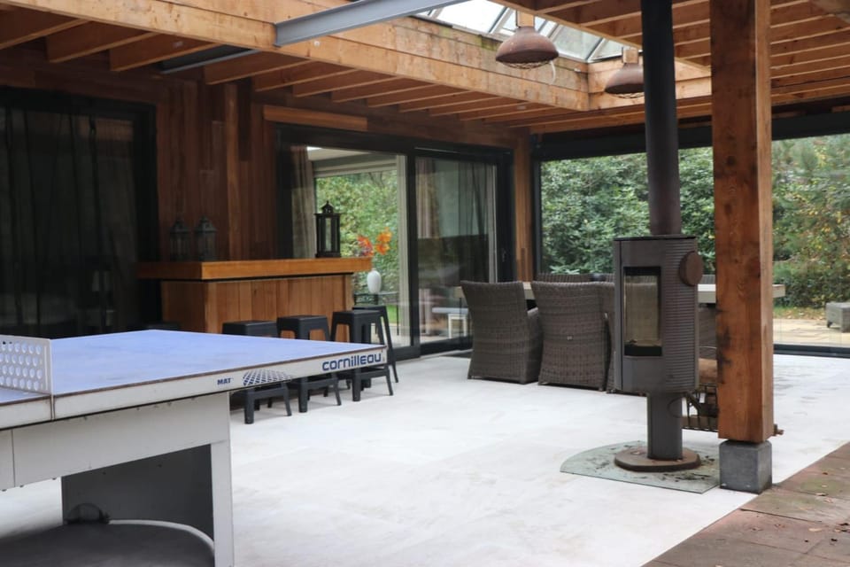 Patio, Table tennis, Dining area