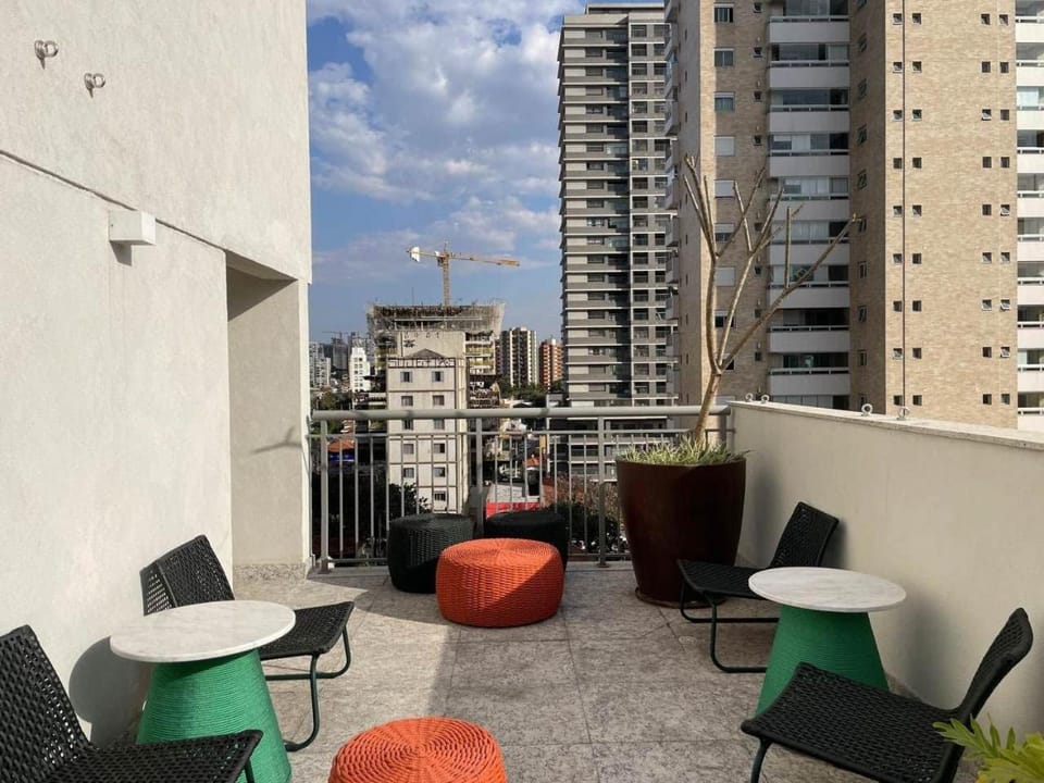 Day, View (from property/room), Balcony/Terrace, Seating area, City view, Area and facilities