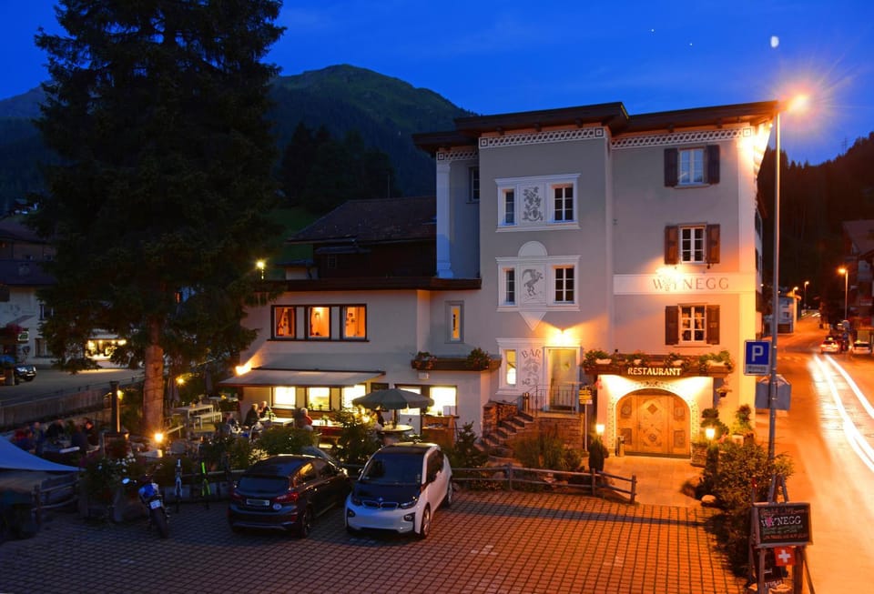 Property building, Neighbourhood, Sunset