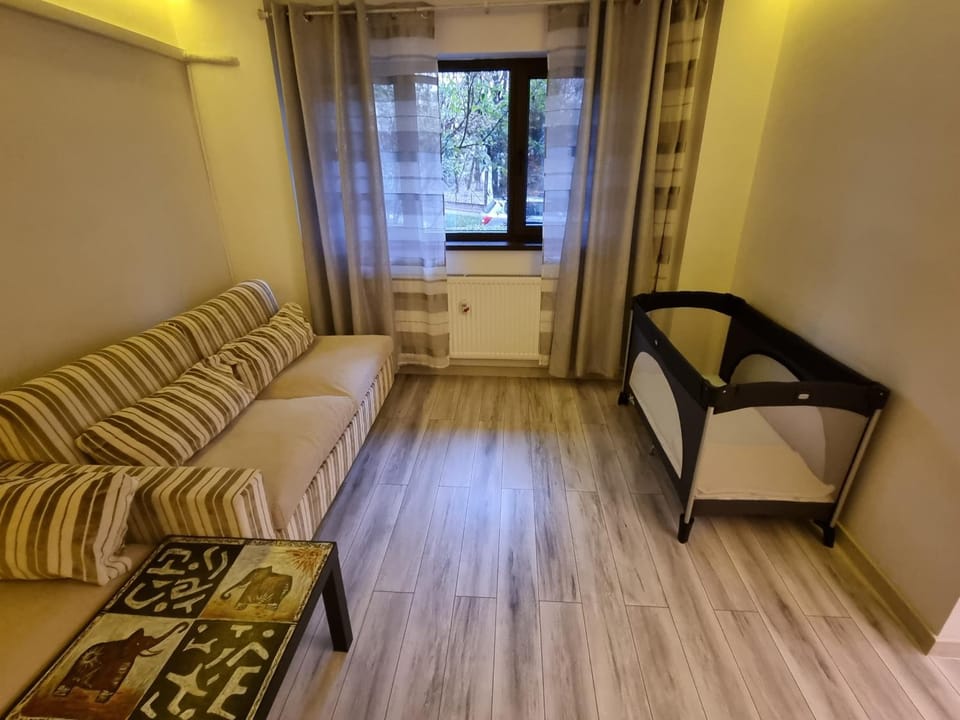 Bed, Living room, Seating area