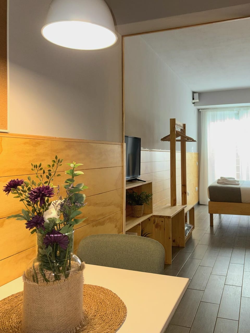 Living room, Bedroom, kitchen