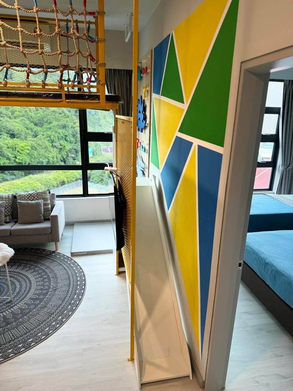 JQ#05 City View Slide LoftBed 2R1B 5pax near Suria Mall, Gaya St, SICC Apartment in Kota Kinabalu