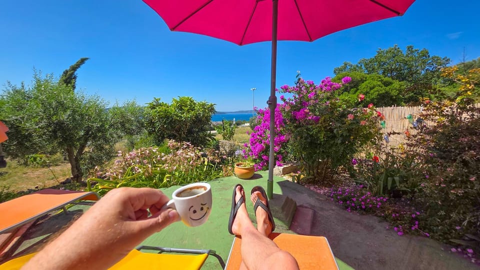 Natural landscape, Sea view, sunbed