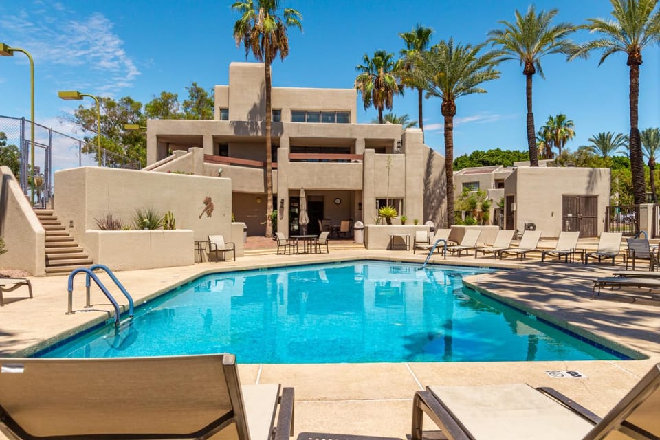 Pool view, Swimming pool, Swimming pool, sunbed