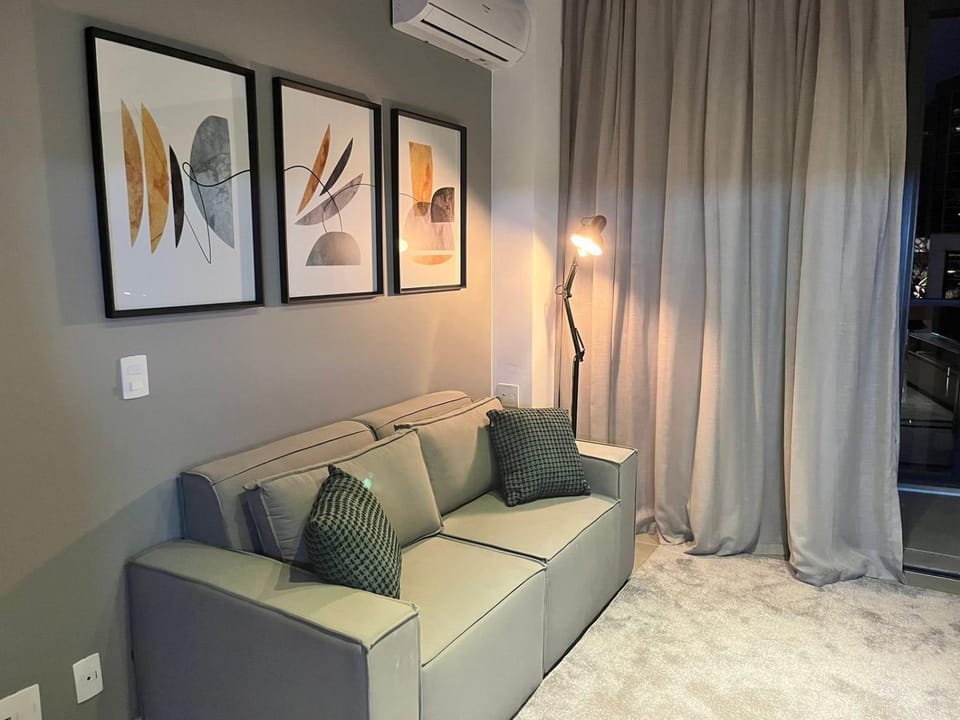 Living room, air conditioner