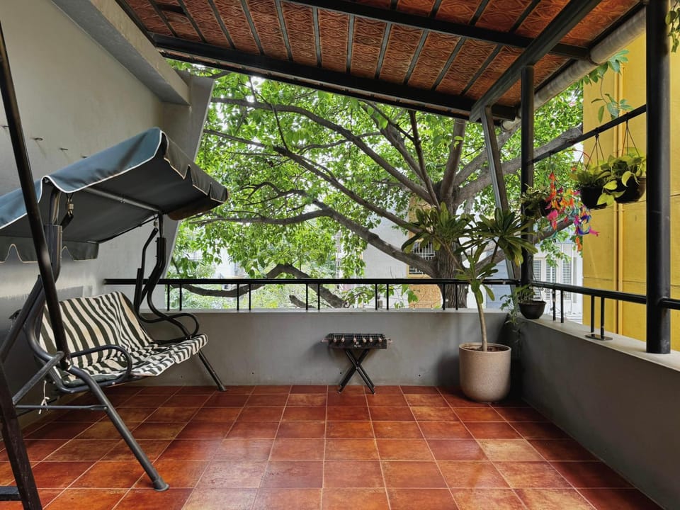 Patio, Day, View (from property/room), Balcony/Terrace, Seating area, Garden view