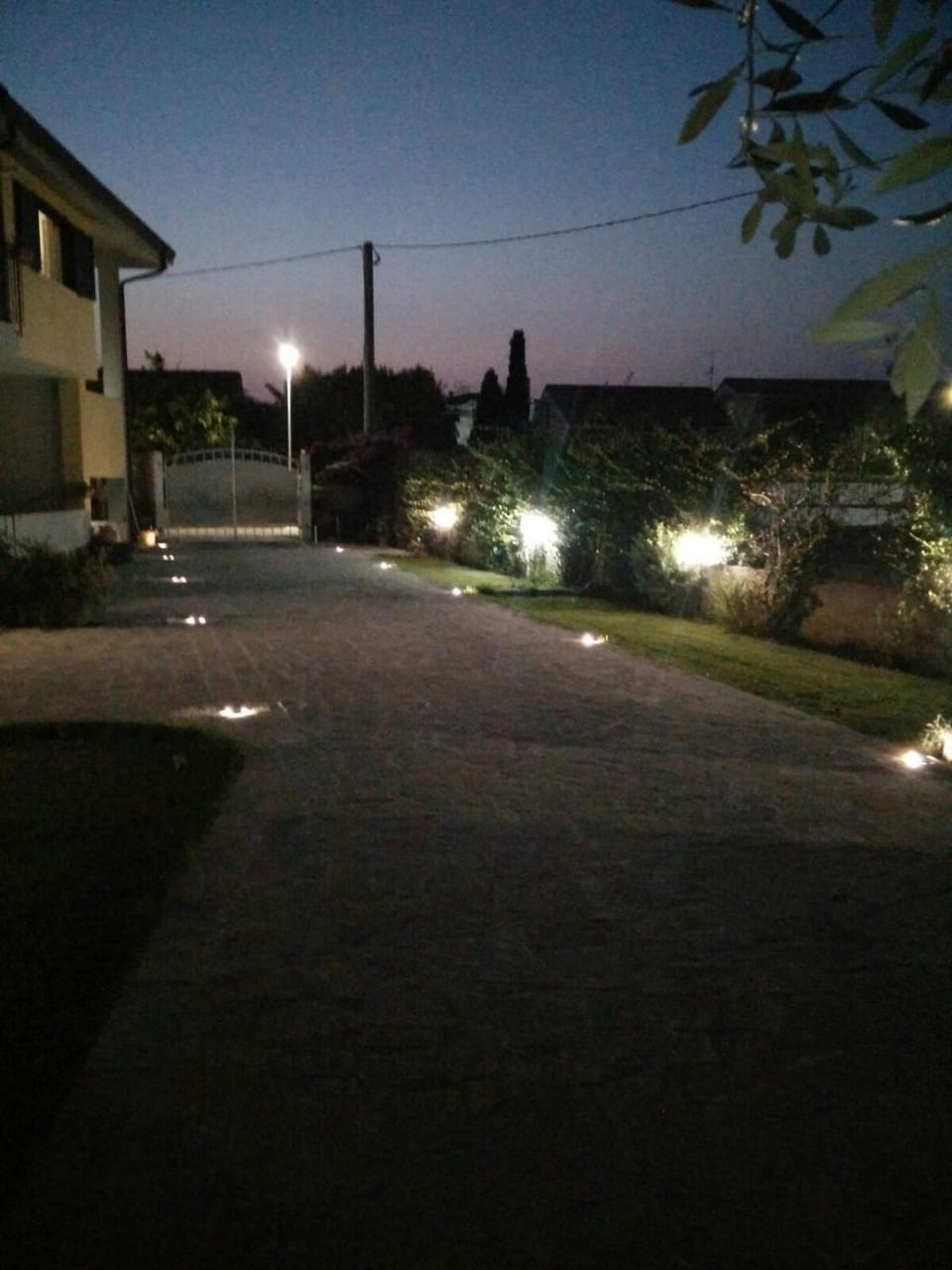 Facade/entrance, Night