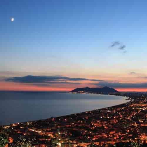 City view, Sea view, Sunset