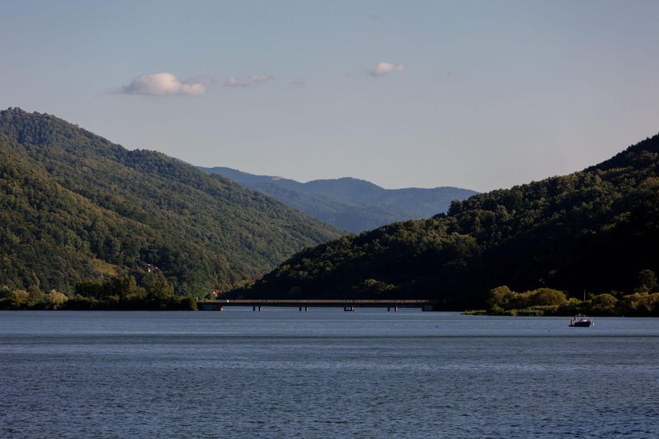 Nearby landmark, Natural landscape, Mountain view, River view