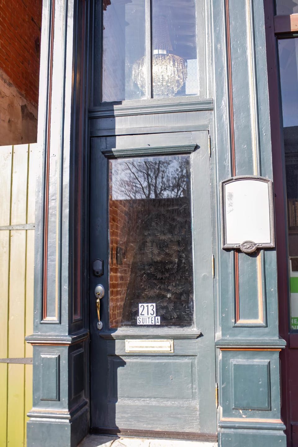 Property building, Facade/entrance, Day, On site