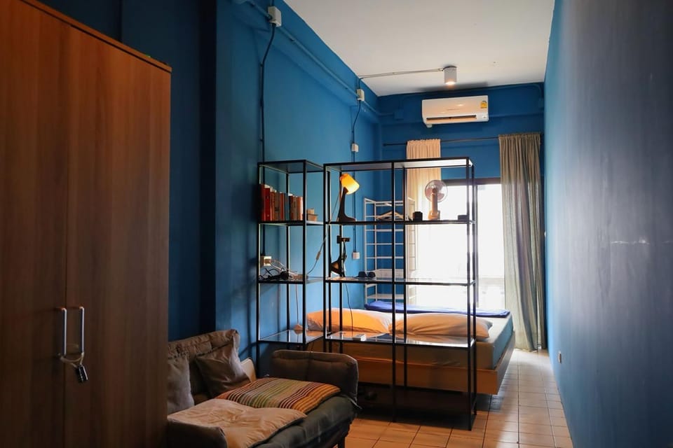 Bed, Photo of the whole room, Bedroom, wardrobe
