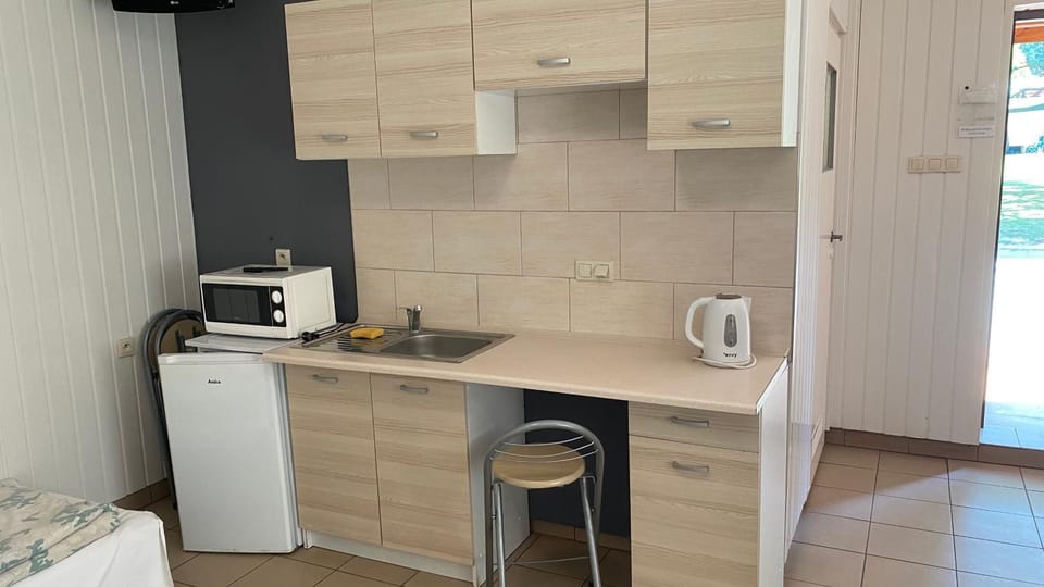 Coffee/tea facilities, Kitchen or kitchenette, minibar, stove