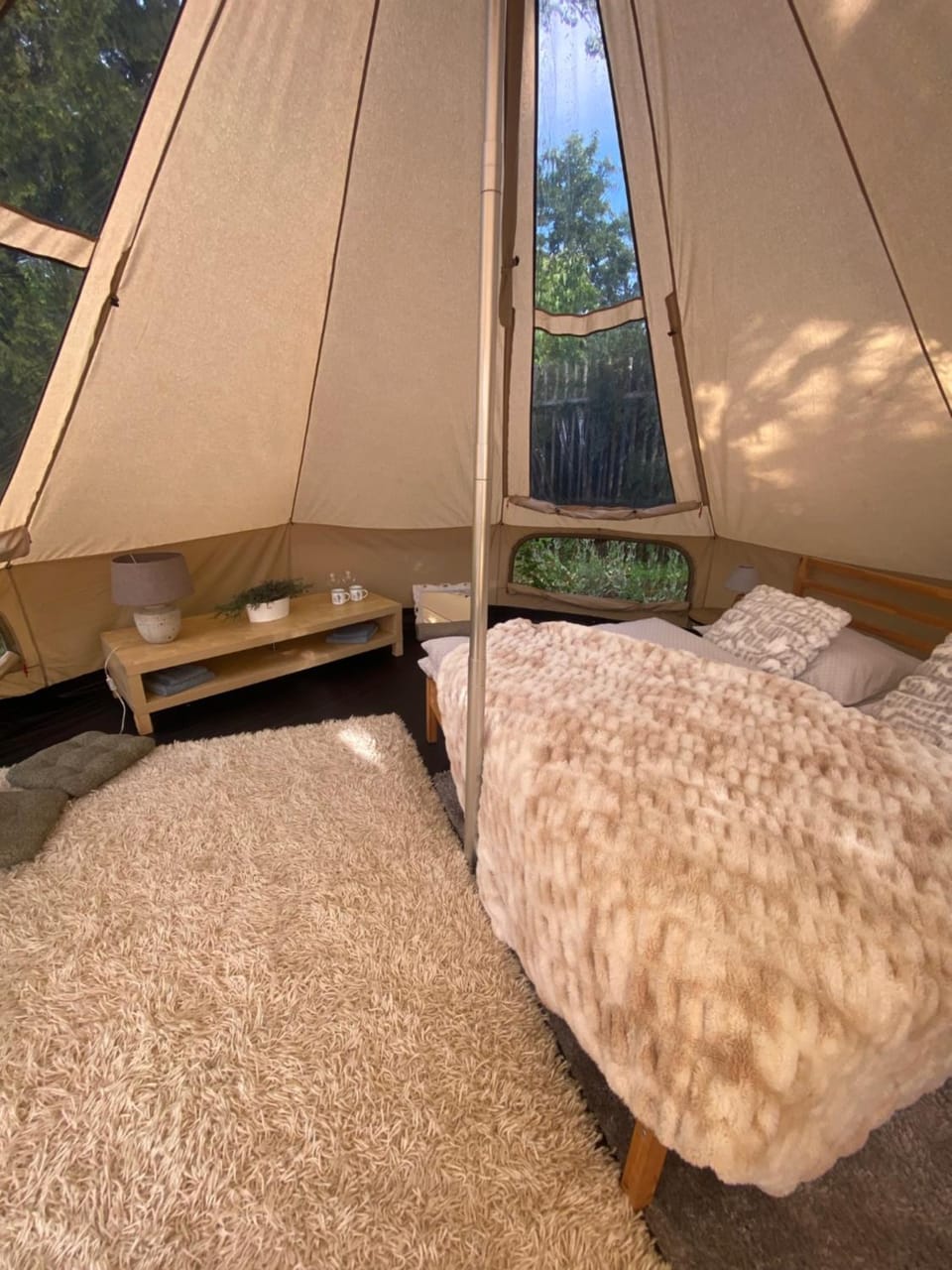 Hvězdný glamping Luxury tent in Czechia