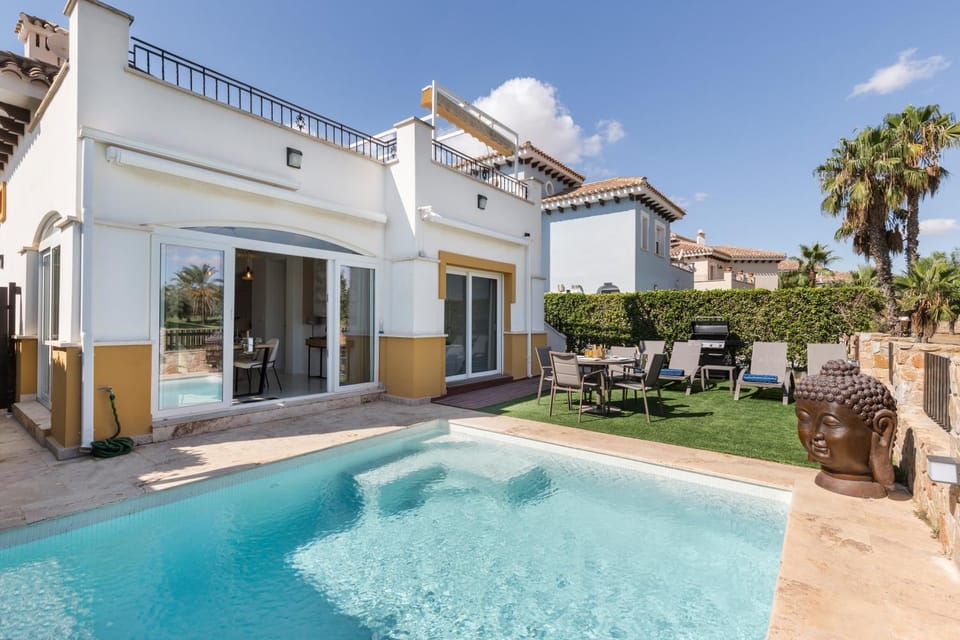 Property building, Living room, Swimming pool
