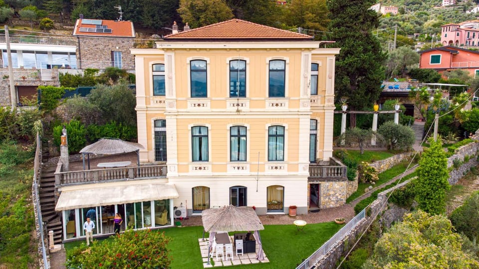 Property building, Natural landscape, Bird's eye view, Garden view