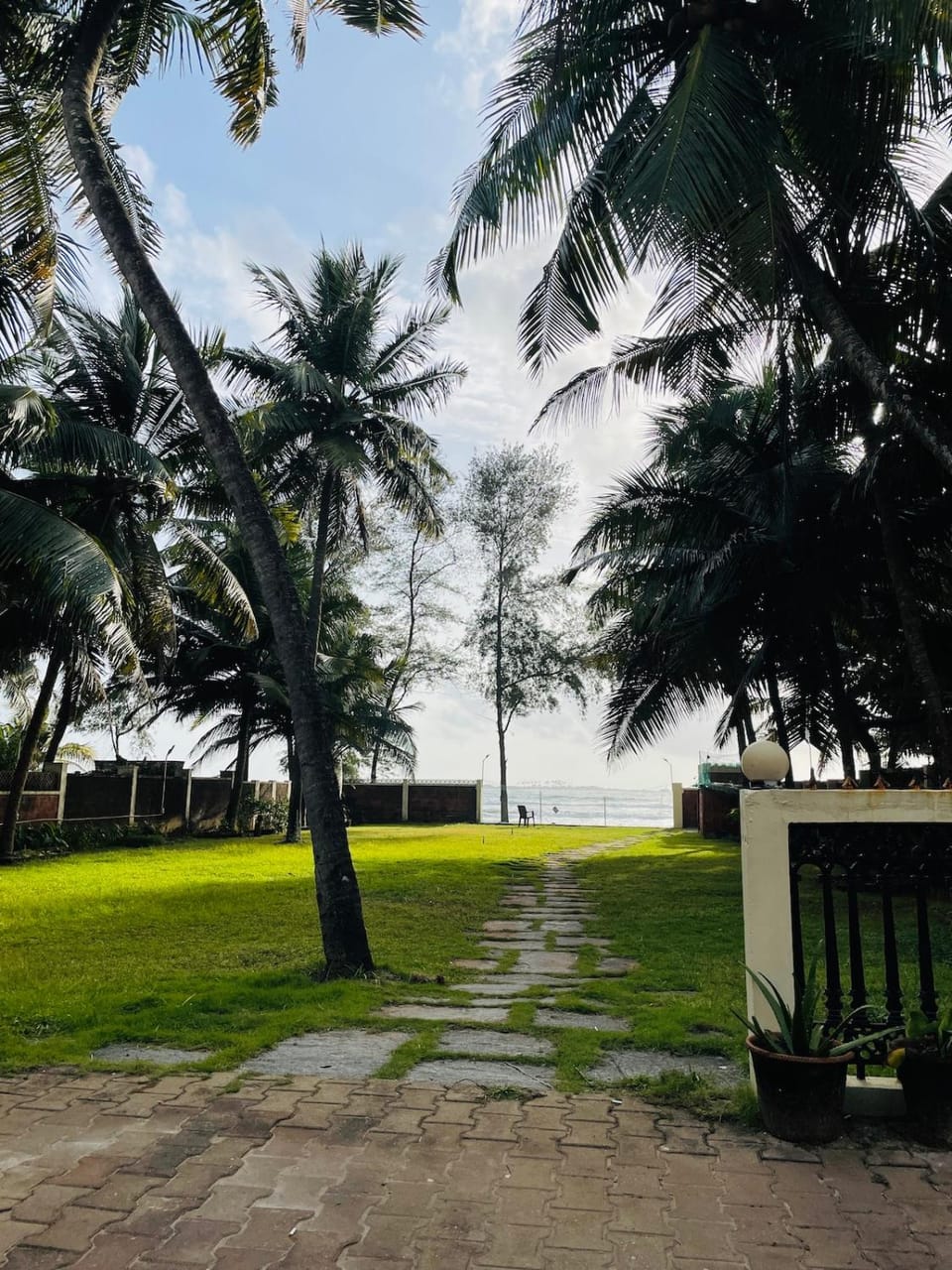 Natural landscape, Garden, Beach, Beach, Garden view, Sea view