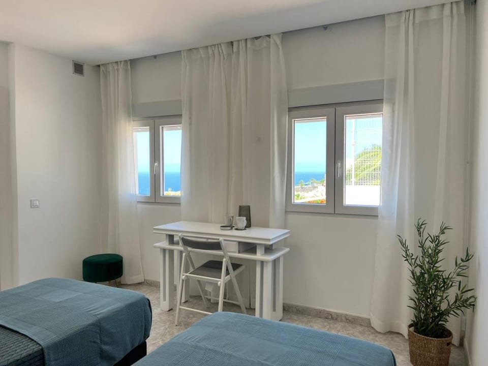 View (from property/room), Bedroom, Sea view
