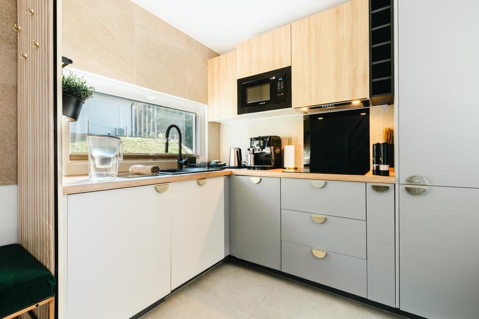 Coffee/tea facilities, Kitchen or kitchenette, dishwasher, minibar, stove