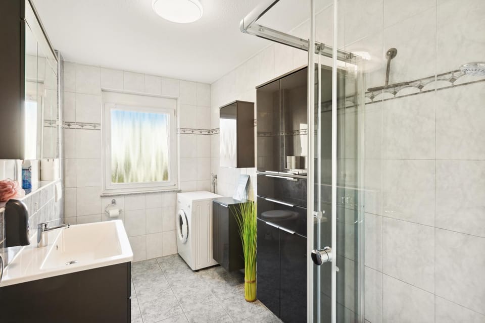 Shower, Bathroom, washing machine