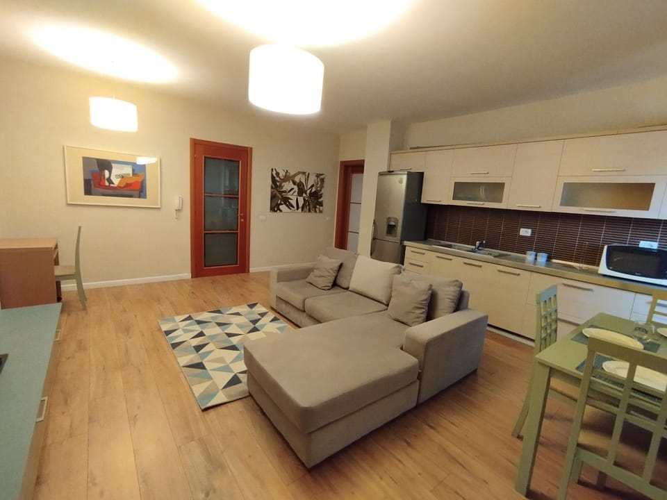 Bed, Kitchen or kitchenette, Living room, Photo of the whole room, Seating area, Dining area, minibar, pet friendly, stove