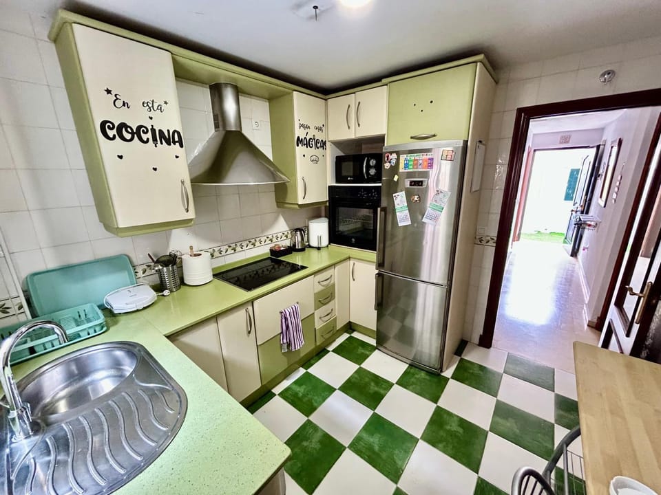 Kitchen or kitchenette, oven, stove, toaster