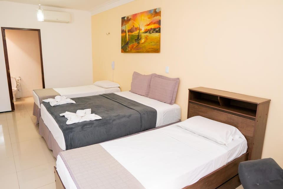 Bed, air conditioner