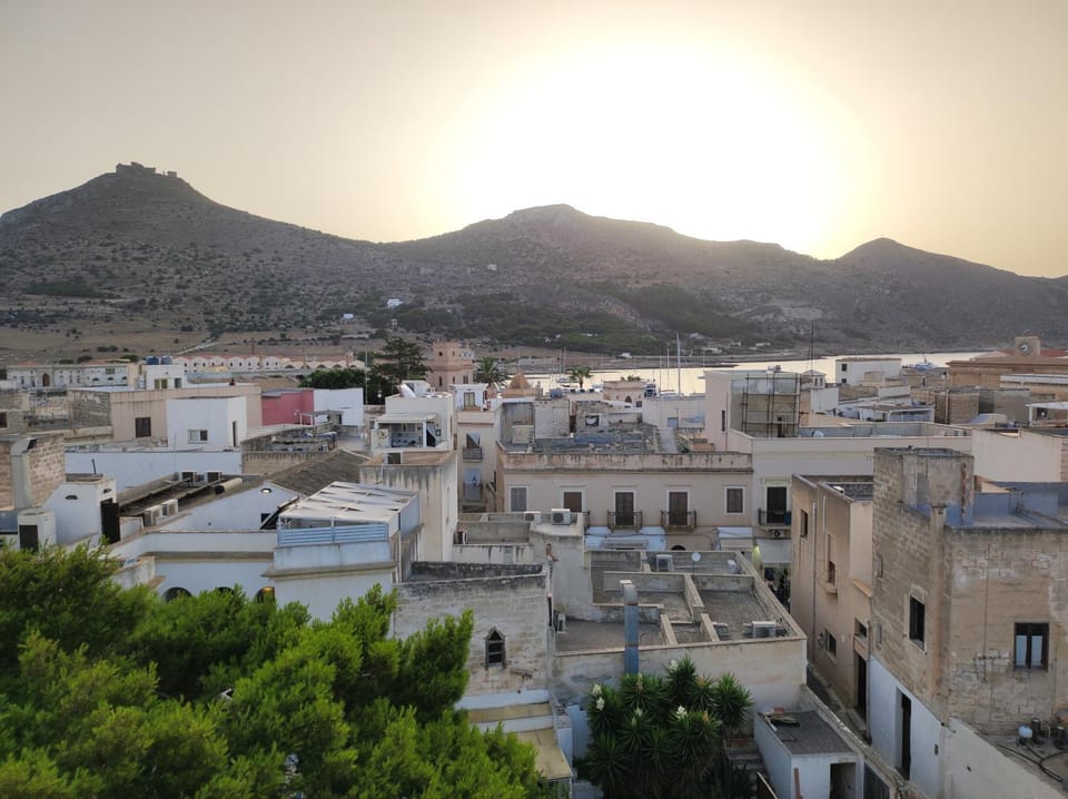 City view, Sunset