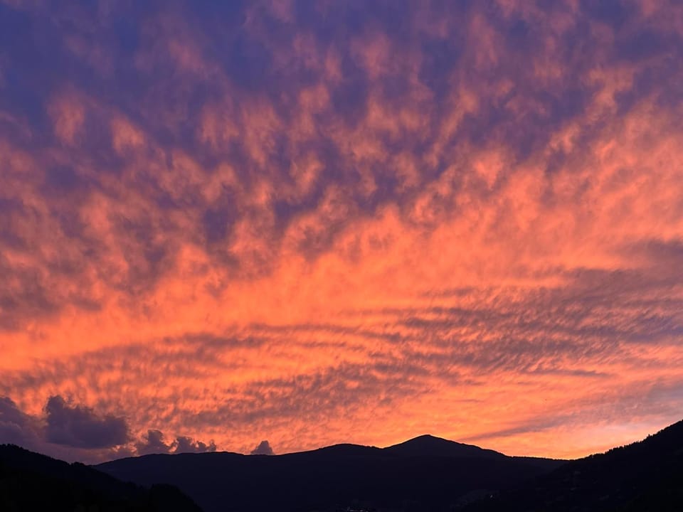Natural landscape, Mountain view, Sunrise
