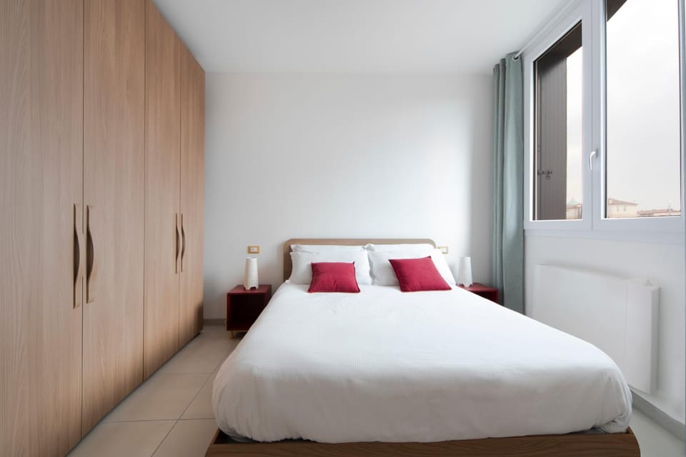 Bed, Photo of the whole room, Bedroom, wardrobe