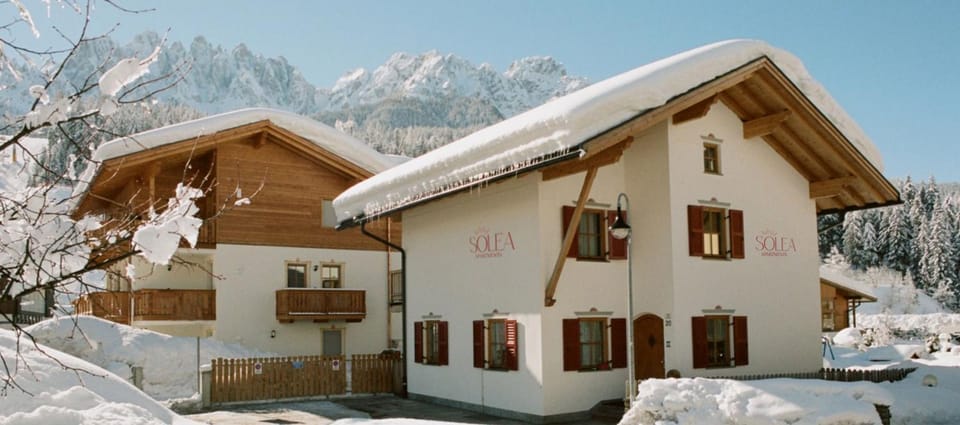 Property building, Natural landscape, Winter, Mountain view