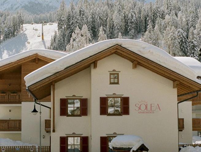 Property building, Natural landscape, Winter, Mountain view
